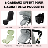 Poussette bébé 3 en 1 | MultiPoussette™