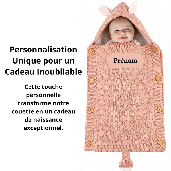 Couette tricotée personnalisée| BABIES SLEEPING™