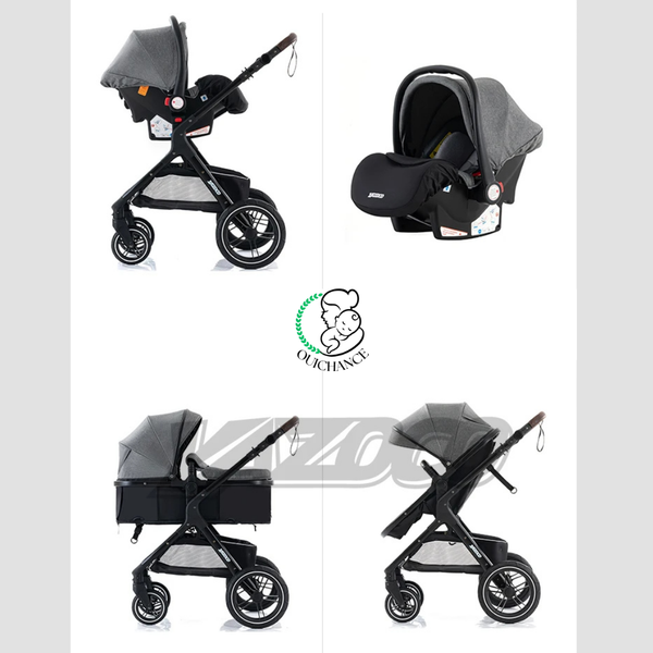 Poussette bébé 3 en 1 | TrioBébé™