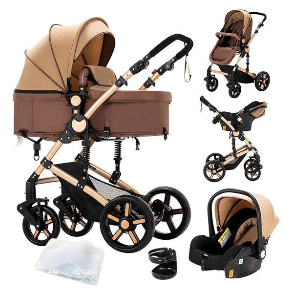 Poussette bébé 3 en 1 | MultiPoussette™