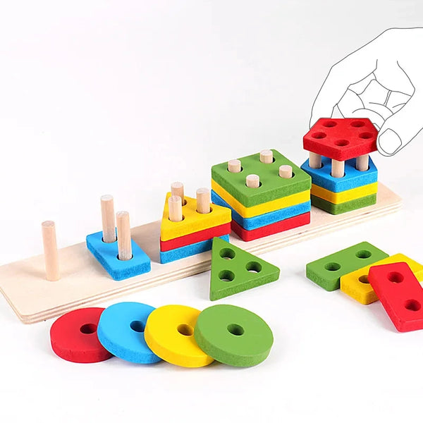 Jouets empilables géométriques | Educational Toys™