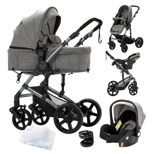 Poussette bébé 3 en 1 | MultiPoussette™