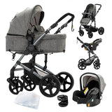 Poussette bébé 3 en 1 | MultiPoussette™