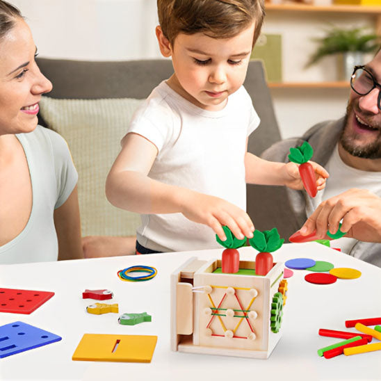 Cube d'activités en bois | CubeÉveil™